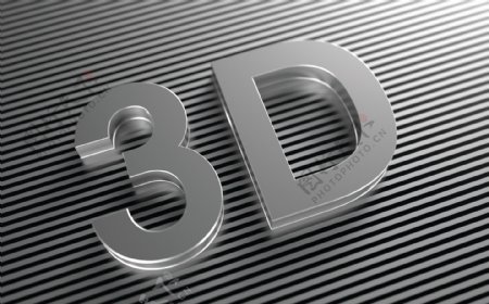 3D立体金属字图片
