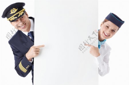 空姐和飞行员图片图片