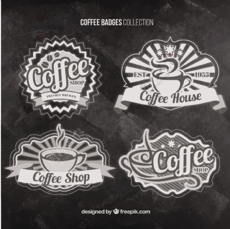 咖啡店徽章包