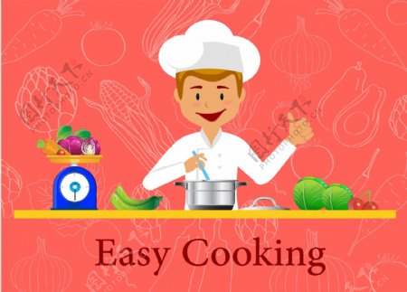 烹饪训练广告