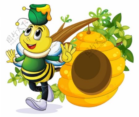 蜜蜂背景素材