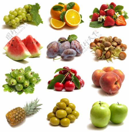 新鲜的蔬菜与水果图片