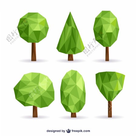 创意绿色树木