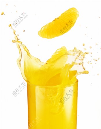 美味橙汁图片
