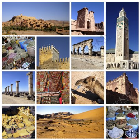 摩洛哥建筑景观图片