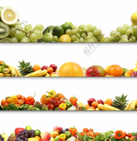 各种蔬菜水果边框图片