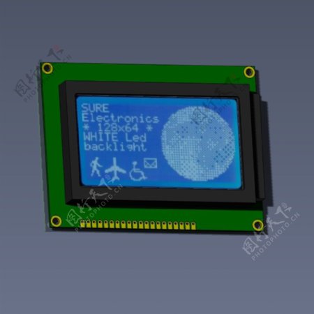 128X64点阵LCD