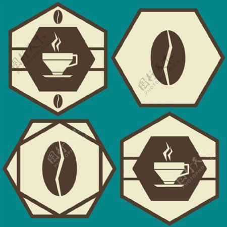 咖啡图标设计矢量素材