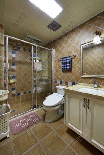 卫浴室内设计家装效果图