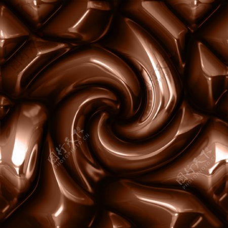 漩涡巧克力背景图片