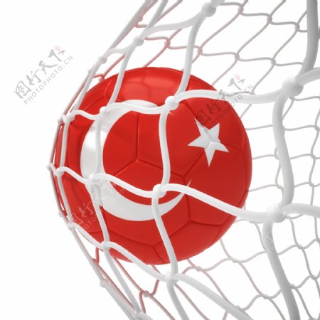 土耳其国旗足球图片