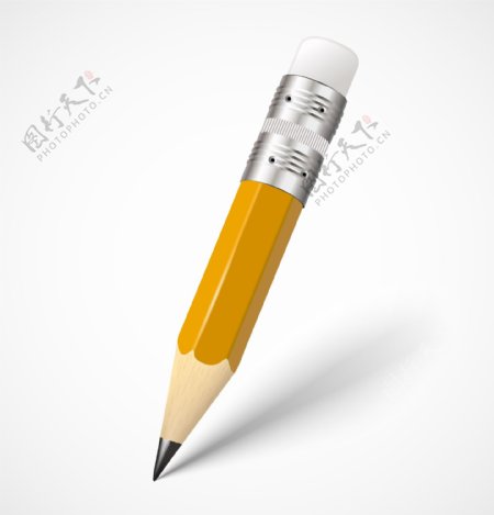 黄色铅笔设计素材