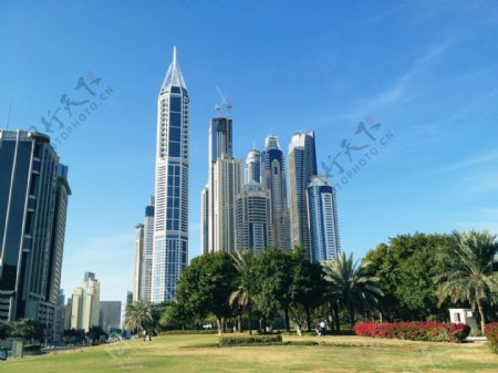 迪拜城市建筑图片