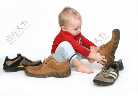 男士休闲鞋与宝宝