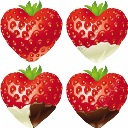 爱心草莓