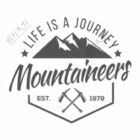 登山logo模板