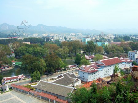 朝鲜城市风光图片