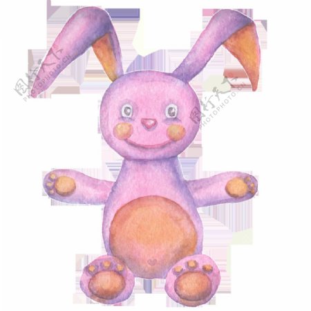 彩绘玩具兔子高清素材