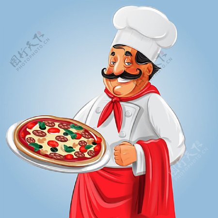 意大利披萨厨师