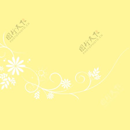 白色花朵底纹图案素材