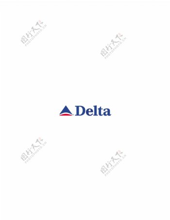 DeltaAirLines3logo设计欣赏DeltaAirLines3航空业标志下载标志设计欣赏