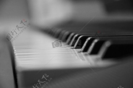 黑白键子钢琴