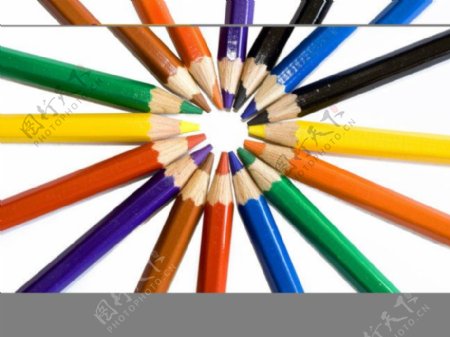 高清图生活文化用品彩色铅笔