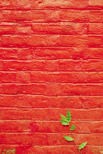 石墙广告红色砖石背景
