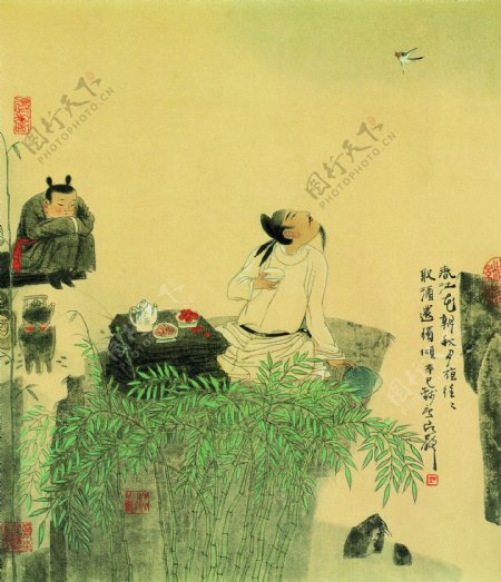 人物名画中国古典藏画0038