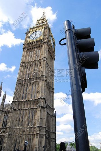 大笨钟议会上下院伦敦红绿灯结构建设里程碑城市历史
