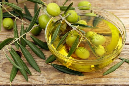 新鲜橄榄与橄榄油