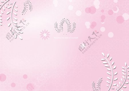现代浪漫简约粉色花纹简约欧式背景墙