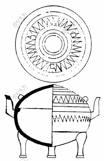 春秋战国图案青铜器图案中国传统图案080