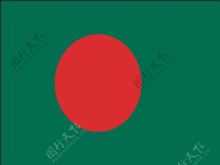 矢量孟加拉共和国国旗