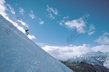 滑雪运动高清图片