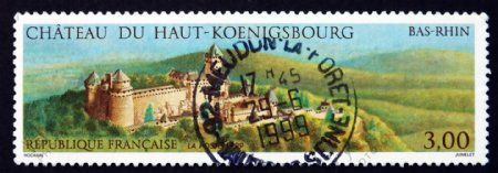 城堡风景邮票图片