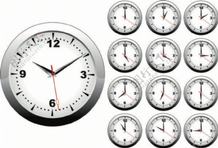 时钟向量免费下载时钟