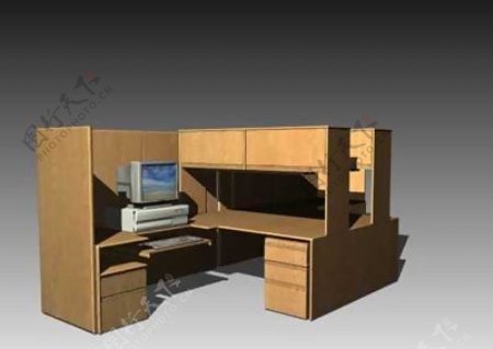 办公桌3D办公家具模型20080918更新65