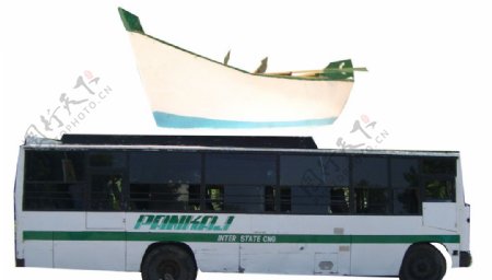 船和公交车