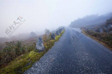 美丽公路风景摄影