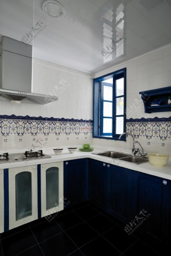 蓝色厨房