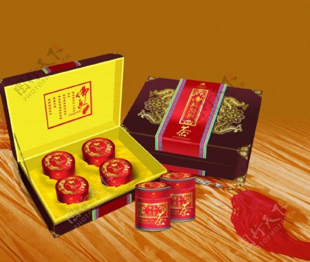 佛泉苦荞茶高档包装盒设计图片