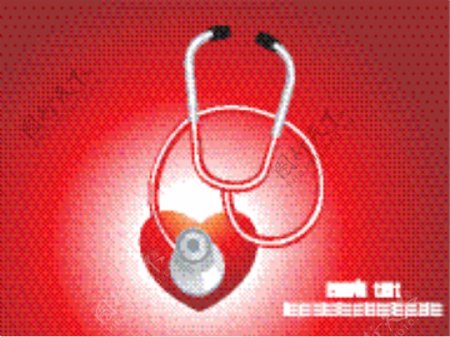 红离体心脏听诊器