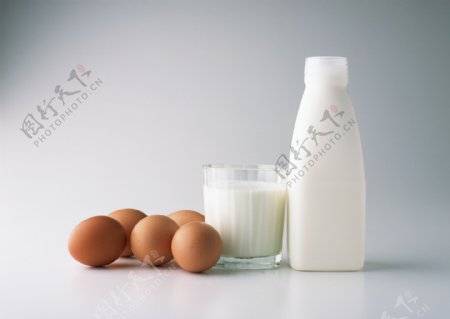 鸡蛋牛奶图片
