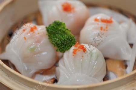 蟹黄虾饺图片