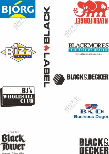 black公司logo标志图片