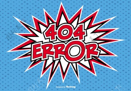 漫画风格404错误说明