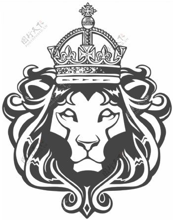 皇冠狮子图案