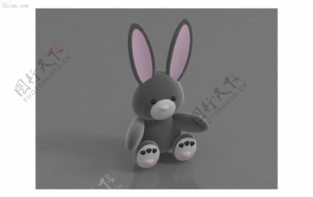 3D兔子模型