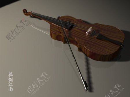 3D大提琴模型